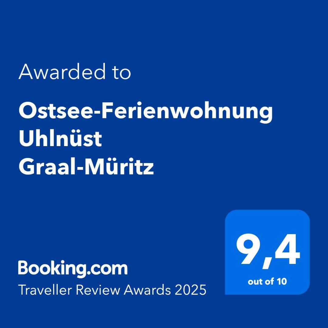 Ostsee-Ferienwohnung Uhlnuest Graal-Mueritz Gelbensande Exterior foto